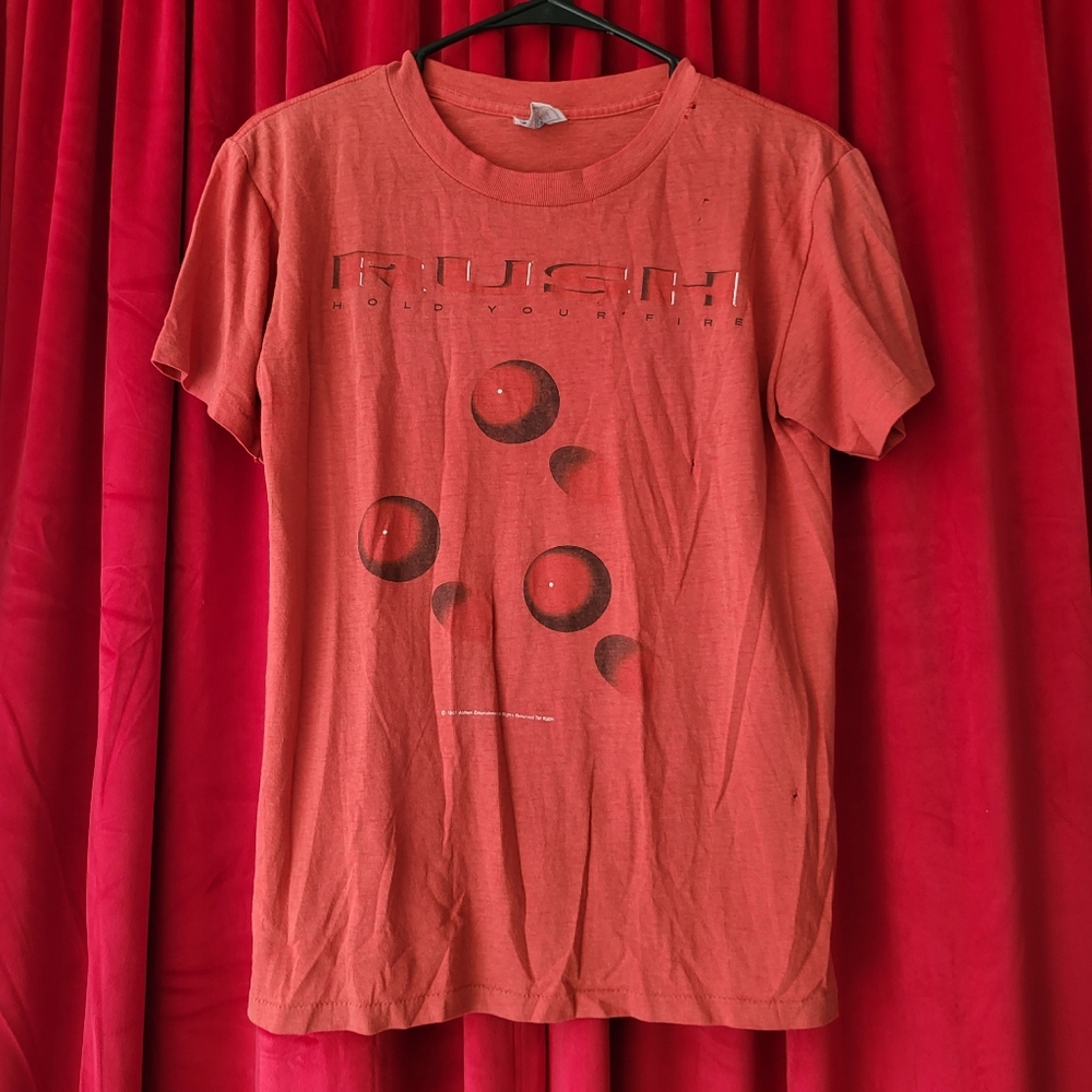 Rush T-Shirt Hold Your Fire 1987 Vintage